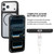 iPhone 18 Pro Max GEBEI Skin Feel Starry Dot Magnetic Phone Case - Black