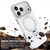 iPhone 18 Pro Max Gen1.5 Pivot Ring Holder TPU Hybrid PC Phone Case - White