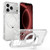 iPhone 18 Pro Max Glitter 360 Rotation Magnetic Holder Phone Case - White