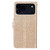 iPhone 18 Pro Max Glitter Powder Flip Leather Phone Case - Gold