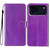iPhone 18 Pro Max Glitter Powder Flip Leather Phone Case - Purple