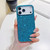 iPhone 18 Pro Max Glitter Powder Shockproof TPU Phone Case - Blue