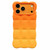 iPhone 18 Pro Max Gradient Cloud Square TPU Phone Case - Orange Yellow
