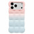 iPhone 18 Pro Max Gradient Cloud Square TPU Phone Case - Pink Blue