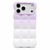 iPhone 18 Pro Max Gradient Cloud Square TPU Phone Case - Purple White