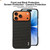 iPhone 18 Pro Max imak Ruiyi Series Cloth Texture PU + PC Phone Case - Black