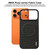 iPhone 18 Pro Max imak Ruiyi Series Fabric Texture Magnetic Phone Case - Black