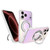 iPhone 18 Pro Max Iris Mirror Magnetic Ring Holder Phone Case - White