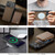 iPhone 18 Pro Max JEEHOOD J05 Business Magnetic Style RFID Leather Phone Case - Brown