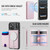 iPhone 18 Pro Max JEEHOOD J10 Flip Card Bag MagSafe Split RFID Leather Phone Case - Pink