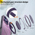 iPhone 18 Pro Max Kalebol 360-degree Rotating MagSafe Magnetic Holder Phone Case - Purple