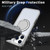 iPhone 18 Pro Max Kalebol 360-degree Rotating MagSafe Magnetic Holder Phone Case - Titanium Grey