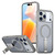 iPhone 18 Pro Max kalebol Honeycomb Cooling MagSafe Holder Phone Case - Titanium Grey