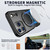 iPhone 18 Pro Max Kalebol Magnetic MagSafe Rotation Holder PC Phone Case - Black