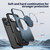 iPhone 18 Pro Max Kalebol Magnetic MagSafe Rotation Holder PC Phone Case - Blue
