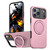 iPhone 18 Pro Max Kalebol Magnetic MagSafe Rotation Holder PC Phone Case - Pink
