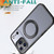 iPhone 18 Pro Max kalebol MagSafe Metal Ring Holder Phone Case - Black