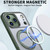 iPhone 18 Pro Max kalebol MagSafe Metal Ring Holder Phone Case - Green