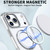 iPhone 18 Pro Max kalebol MagSafe Metal Ring Holder Phone Case - Transparent