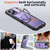 iPhone 18 Pro Max kalebol Metal 360 Degree Rotation Holder MagSafe Phone Case - Purple