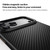 iPhone 18 Pro Max Kevlar Fiber Texture Shockproof Magnetic Phone Case - Black