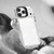 iPhone 18 Pro Max Lens Frame Holder Acrylic TPU Phone Case - Clear Black