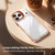 iPhone 18 Pro Max Lens Frame Holder Acrylic TPU Phone Case - Clear Orange