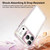 iPhone 18 Pro Max Lens Frame Holder Acrylic TPU Phone Case - Clear Pink