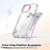 iPhone 18 Pro Max Lens Frame Holder Acrylic TPU Phone Case - Clear Pink