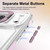 iPhone 18 Pro Max Lens Frame Holder Acrylic TPU Phone Case - Clear Pink