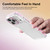 iPhone 18 Pro Max Lens Frame Holder Acrylic TPU Phone Case - Clear Pink