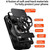 iPhone 18 Pro Max Lens Sliding Window Multifunctional Magnetic Shockproof Phone Case - Black