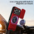 iPhone 18 Pro Max Lens Sliding Window Multifunctional Magnetic Shockproof Phone Case - Red
