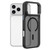 iPhone 18 Pro Max LeReach Le-Luster Series Metal Lens Kickstand Magnetic Phone Case - Black