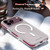 iPhone 18 Pro Max LeReach TOC Icicle Series Ice Mist Double-Sided Non-Slip Magnetic Phone Case - Black