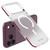 iPhone 18 Pro Max LeReach TOC Icicle Series Ice Mist Double-Sided Non-Slip Magnetic Phone Case - Cherry Red
