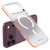 iPhone 18 Pro Max LeReach TOC Icicle Series Ice Mist Double-Sided Non-Slip Magnetic Phone Case - Orange