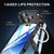 iPhone 18 Pro Max Life Waterproof MagSafe Magnetic Rugged Phone Case - Light Blue