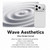 iPhone 18 Pro Max Liquid Silicone Frame Hybrid Ripple Back Panel Magnetic Phone Case - Light Pink