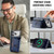 iPhone 18 Pro Max MAGKING K5 Series RFID Tri-fold Card Bag Detachable Magnetic Phone Case - Blue