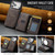 iPhone 18 Pro Max MAGKING K5 Series RFID Tri-fold Card Bag Detachable Magnetic Phone Case - Coffee