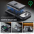 iPhone 18 Pro Max MAGKING K5 Series RFID Tri-fold Card Bag Detachable Magnetic Phone Case - Grey