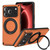 iPhone 18 Pro Max Magnetic 360 Degree Ring Holder Phone Case - Orange
