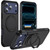iPhone 18 Pro Max Magnetic 360 Rotating Holder Phone Case - Black