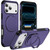 iPhone 18 Pro Max Magnetic 360 Rotating Holder Phone Case - Dark Purple
