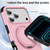 iPhone 18 Pro Max Magnetic 360 Rotating Holder Phone Case - Pink