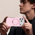 iPhone 18 Pro Max Magnetic 360 Rotating Holder Phone Case - Pink