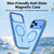 iPhone 18 Pro Max Magnetic Shockproof Protective Phone Case - White