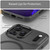 iPhone 18 Pro Max MagSafe Frosted Translucent TPU + PC Full Coverage Phone Case - Black