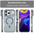 iPhone 18 Pro Max MagSafe Frosted Translucent TPU + PC Full Coverage Phone Case - Dark Blue